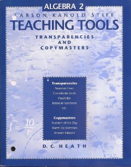 Algebra 2: Teaching Tools: Transparencies and Copymasters